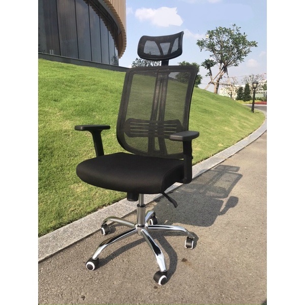 Ghế lưới lãnh đạo chân inox PT348G